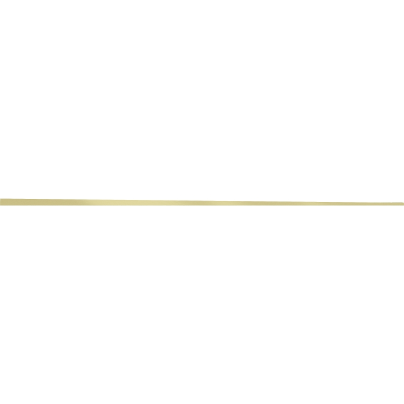 Mexen Line-B listwa spadkowa podłogowa 180 cm prawa, złota szczotkowana - 185501180R
