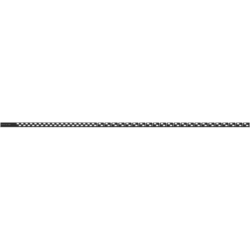 Mexen Line-B listwa spadkowa podłogowa 180 cm prawa, czarna - 187001180R