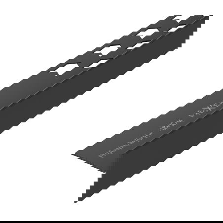 Mexen Line-B barra inclinada de chão 180 cm à direita, preta - 187001180R