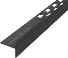 Mexen Line-B grīdas nogāžu līste 180 cm labā, melna - 187001180R