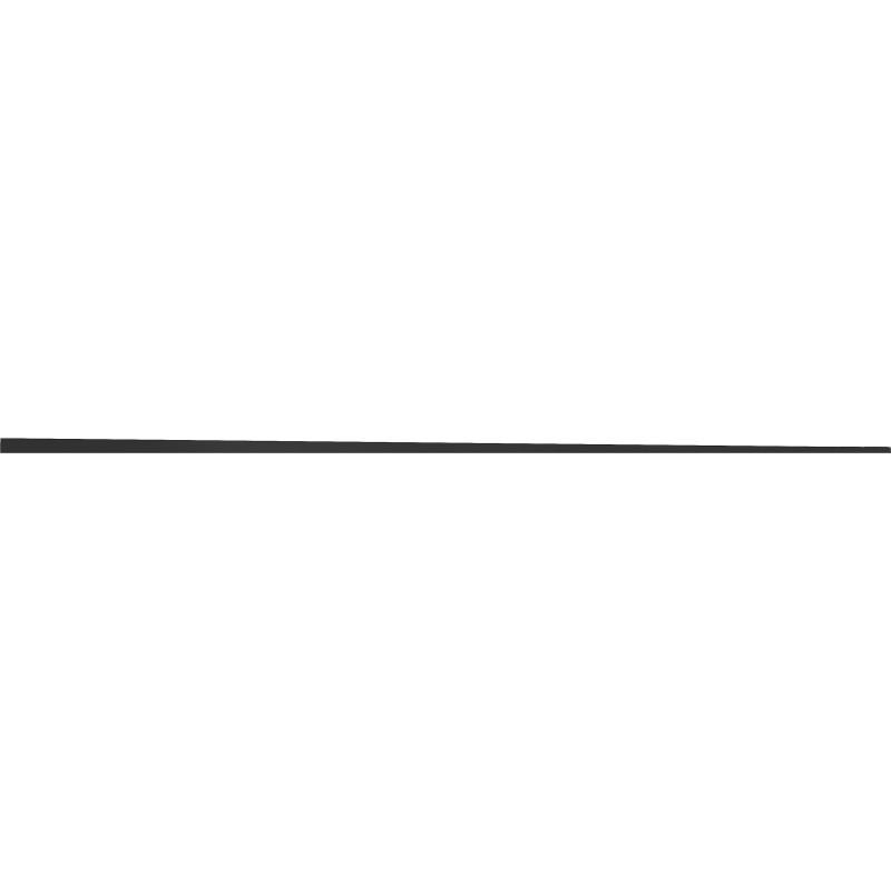 Mexen Line-B vloerovergangsprofiel 180 cm rechts, zwart - 187001180R