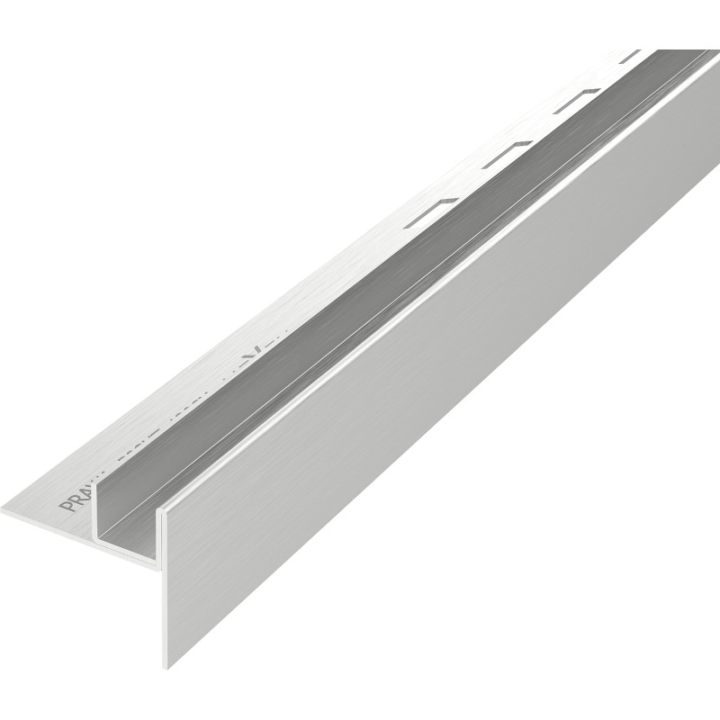 Mexen Line-B lutande list för glas 120 cm höger, inox - 181004120R