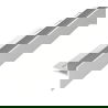 Mexen Line-B Gefälleprofil für Glas 120 cm rechts, Inox - 181004120R