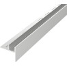 Mexen Line-B listello a pendenza per vetro 120 cm destra, inox - 181004120R