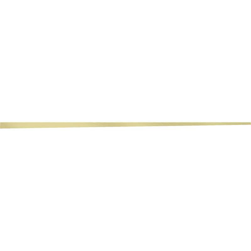 Mexen Line-B regleta de pendiente para vidrio de 120 cm derecha, cepillado dorado - 185504120R