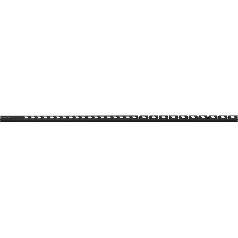 Mexen Line-B ραβδωτή μπάρα για γυαλί 120 cm δεξιά, μαύρη - 187004120R