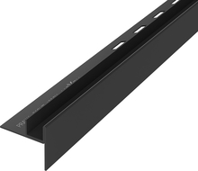 Mexen Line-B afschotprofiel voor glas 120 cm rechts, zwart - 187004120R