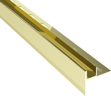 Mexen Line-B afschotlijst voor glas 120 cm links, goud - 185004120L
