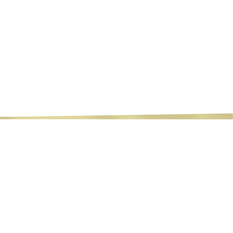 Mexen Line-B calha declive para vidro 120 cm esquerda, escova dourada - 185504120L