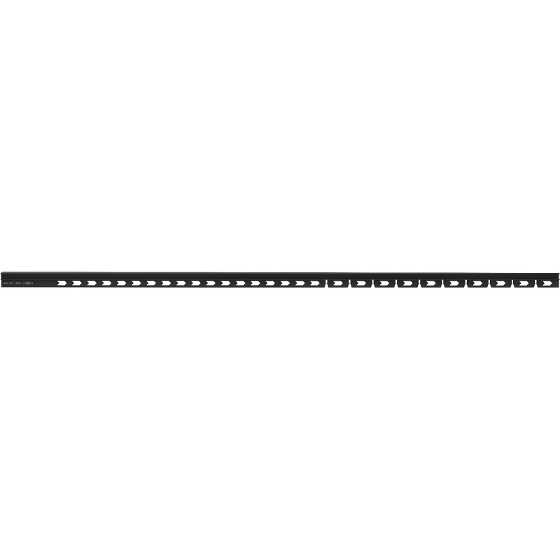 Mexen Line-B afschotlijst voor glas 120 cm links, zwart - 187004120L