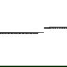 Mexen Line-B afschotprofiel voor glas 120 cm links, zwart - 187004120L
