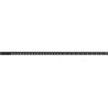 Mexen Line-B Gefälleleiste für Glas 120 cm links, schwarz - 187004120L