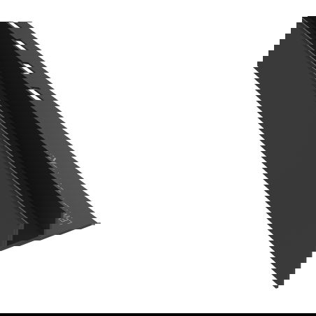 Mexen Line-B afschotprofiel voor glas 120 cm links, zwart - 187004120L