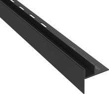 Mexen Line-B afschotprofiel voor glas 120 cm links, zwart - 187004120L