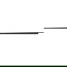 Mexen Line-B afschotprofiel voor glas 120 cm links, zwart - 187004120L