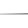 Mexen Line-B listello inclinato per vetro 120 cm sinistro, nero - 187004120L