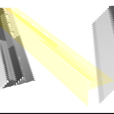 Mexen Line-B lasiin tarkoitettu 180 cm pituinen vasen lista, kultainen - 185004180L