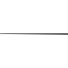 Mexen Line-B guia de declive para vidro 180 cm esquerda, preta - 187004180L