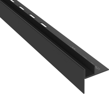 Mexen Line-B Abschlussleiste für Glas 180 cm links, schwarz - 187004180L