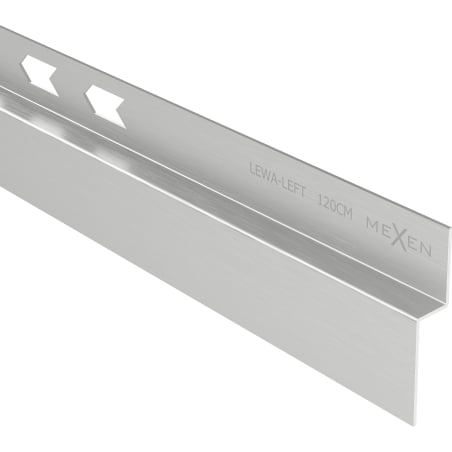 Mexen Line-B profil de pente mural 120 cm gauche, inox - 181002120L