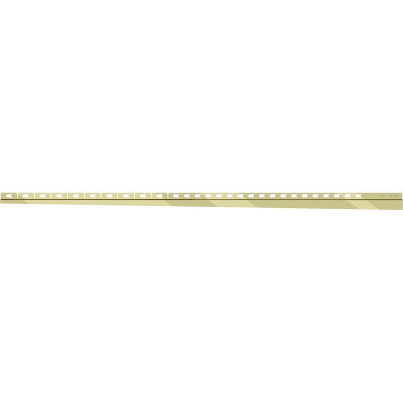 Mexen Line-B vägglutningslist 120 cm vänster, guld - 185002120L