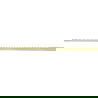 Mexen Line-B rodapé inclinado de parede 120 cm esquerda, dourado escovado - 185502120L