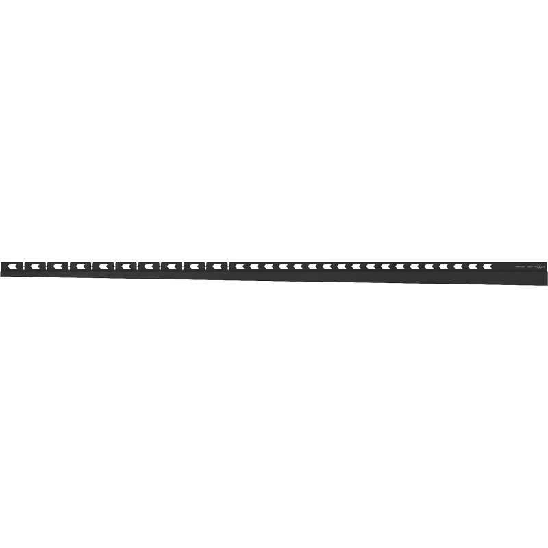 Mexen Line-B väggmonterad lutningslist 120 cm vänster, svart - 187002120L