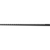 Mexen Line-B väggmonterad lutningslist 120 cm vänster, svart - 187002120L