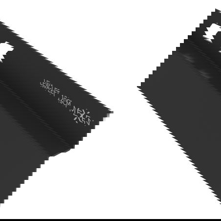 Mexen Line-B λοξή λωρίδα τοίχου 120 cm αριστερή, μαύρη - 187002120L