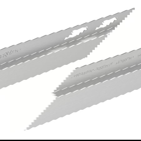 Mexen Line-B muurafvoerlijst 120 cm rechts, inox - 181002120R
