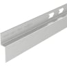 Mexen Line-B plinthe murale à pente 120 cm droite, inox - 181002120R