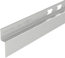 Mexen Line-B väggfast fallprofil 120 cm höger, inox - 181002120R