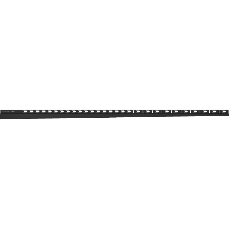 Mexen Line-B listón de inclinación adosado a la pared 120 cm derecha, negro - 187002120R