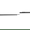 Mexen Line-B zijstrip 120 cm rechts, zwart - 187002120R