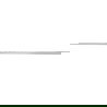 Mexen Line-B muurlijst met afschot 180 cm links, inox - 181002180L