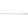 Mexen Line-B profilo inclinato a parete 180 cm sinistro, inox - 181002180L