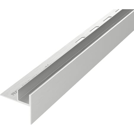 Mexen Line-B Glasklebeliste 180 cm rechts, Inox - 181004180R