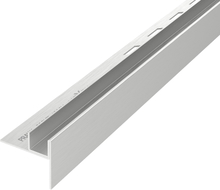 Mexen Line-B perfil inclinado para vidrio 180 cm derecho, inox - 181004180R