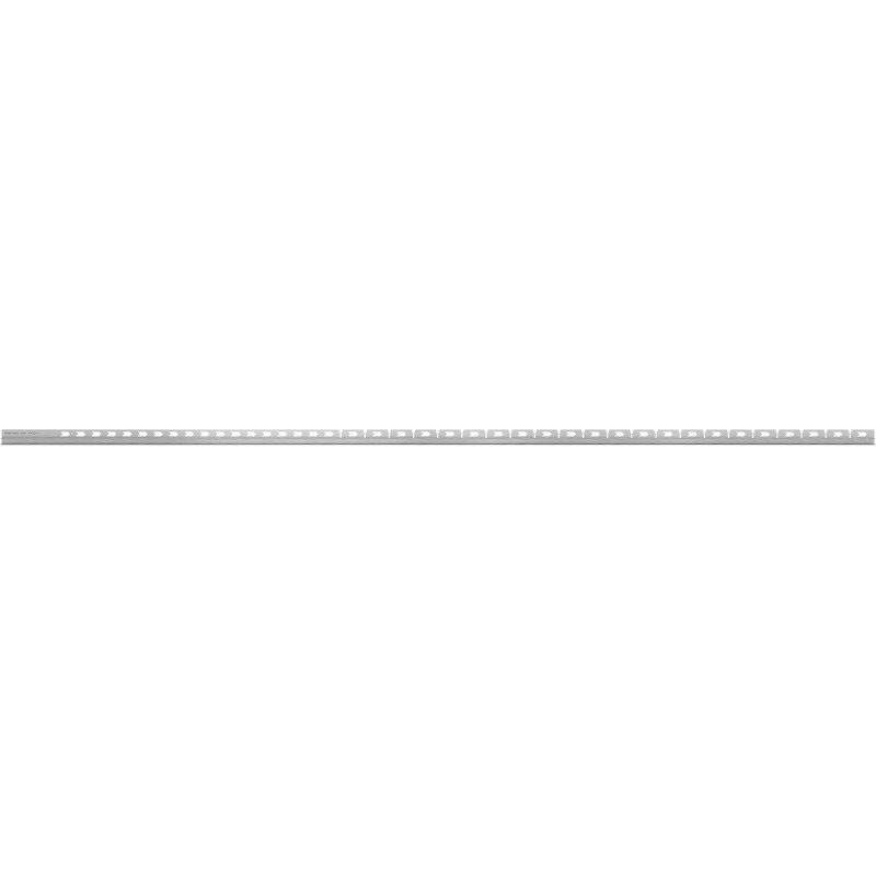 Mexen Line-B avslutningslist för glas 180 cm höger, rostfritt stål - 181004180R