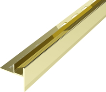 Mexen Line-B Gefälleprofil für Glas 180 cm rechts, gold - 185004180R