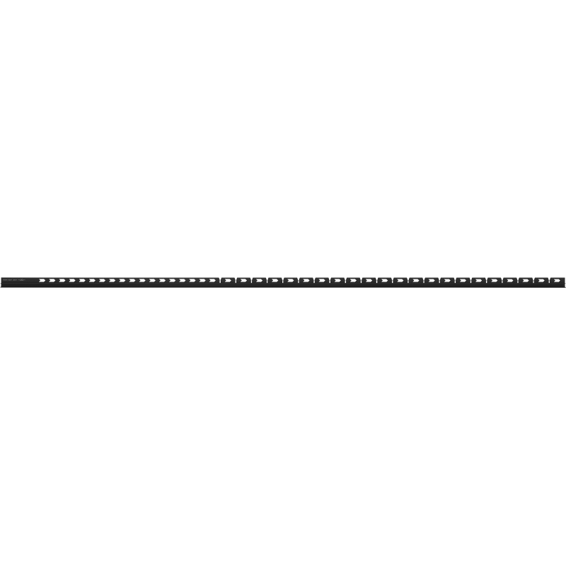 Mexen Line-B listwa spadkowa do szkła 180 cm prawa, czarna - 187004180R