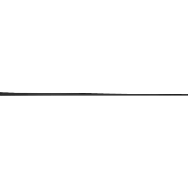 Mexen Line-B listón de pendiente para vidrio de 180 cm derecho, negro - 187004180R