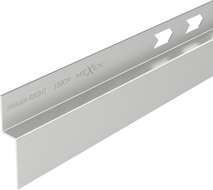 Mexen Line-B listón de pendiente mural 180 cm derecha, inox - 181002180R