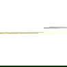 Mexen Line-B Wandablaufleiste 180 cm rechts, gold - 185002180R