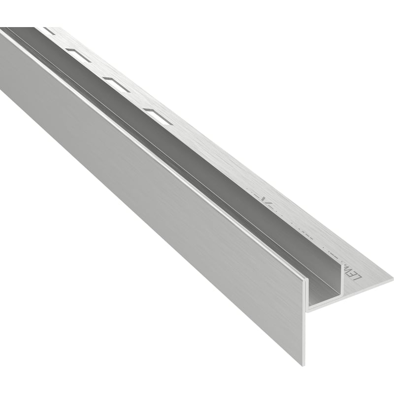 Mexen Line-B laskeutumislista lasille 120 cm vasen, inox - 181004120L