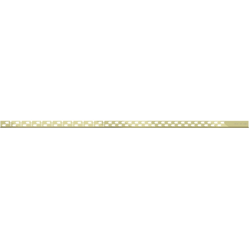 Mexen Line-B vloerafvoerlijst 120 cm links, goud - 185001120L