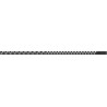 Mexen Line-B listón de caída de suelo 120 cm izquierdo, negro - 187001120L