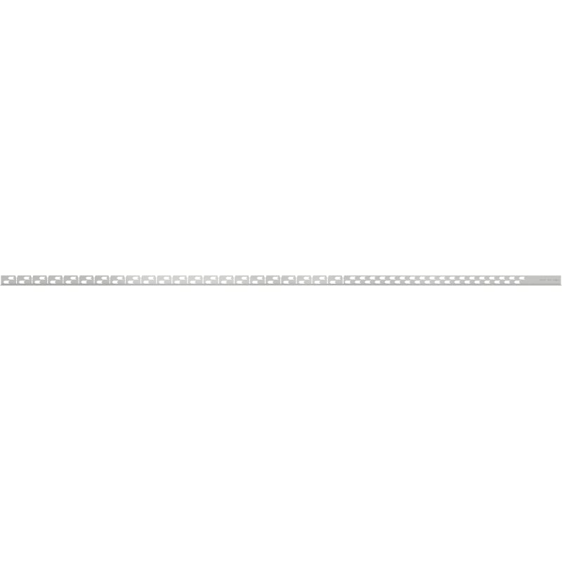 Mexen Line-B listwa spadkowa podłogowa 180 cm lewa, inox - 181001180L