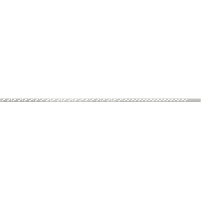 Mexen Line-B moldura de inclinação de chão 180 cm esquerda, inox - 181001180L