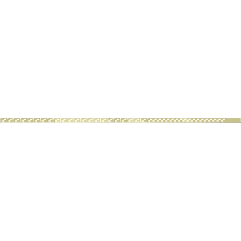 Mexen Line-B listón de caída de suelo de 180 cm izquierdo, dorado - 185001180L